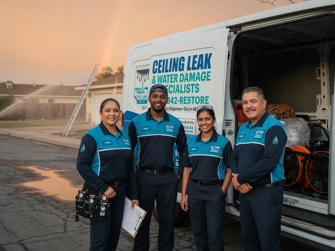 Ceiling Leak Cleanup company in Colton, CA